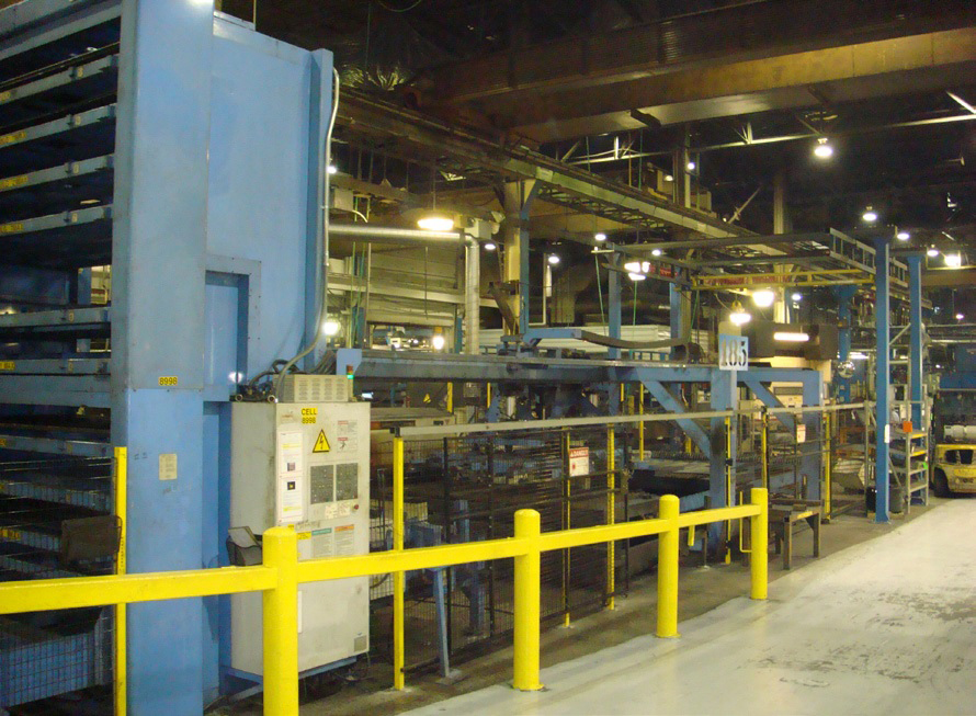 Laserschneidmaschinen in einer Produktionsumgebung