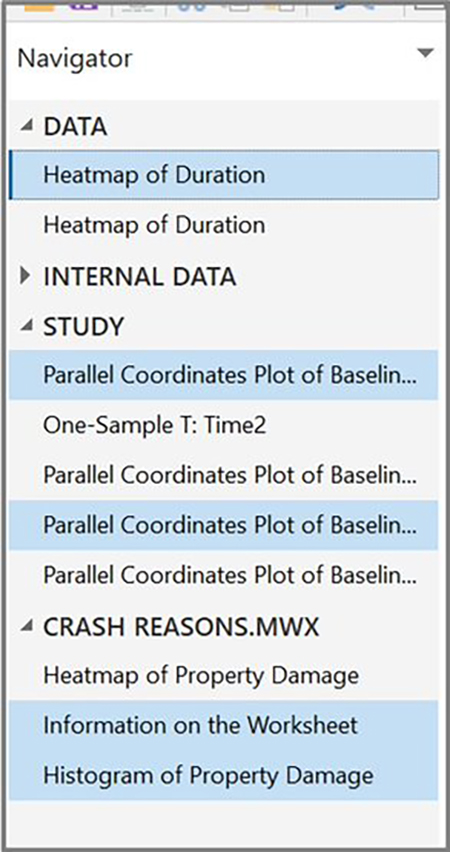 Minitab multi select