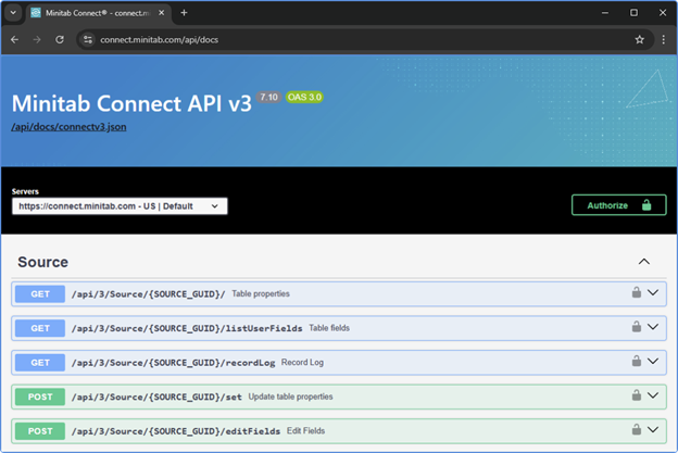 Documentación de la API de Connect