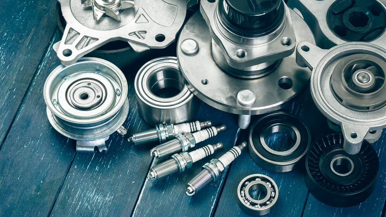 Various car parts